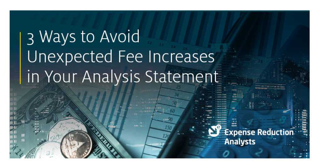 Analysis Statement < Expense Reduction Analysts